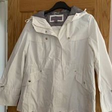 White Rain Coat, Laura Scott, Xl