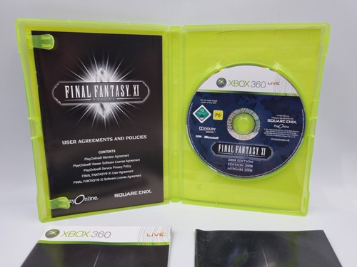 FINAL FANTASY XI ONLINE 2008 EDITION XBOX 360 GAME EXCELLENT CONDITION - Picture 3 of 12