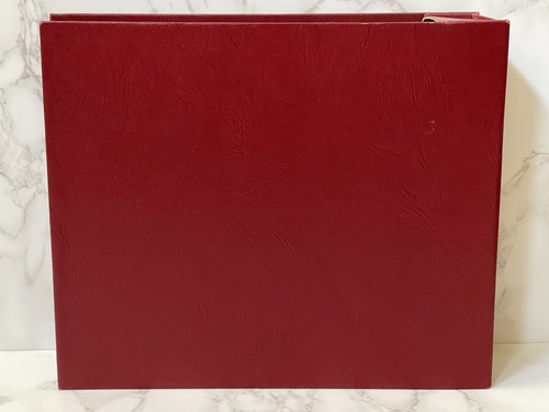 VTG 45 RPM Record Album Holds 24 Vinyls Red Cover Damage to Binding - Picture 2 of 11