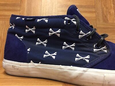 RARE🔥 VANS Chukka 59 S Syndicate Wtaps Crossbones Navy Sz RARE🔥 VANS Chukka 59 S Syndicate Wtaps Crossbones Navy Sz