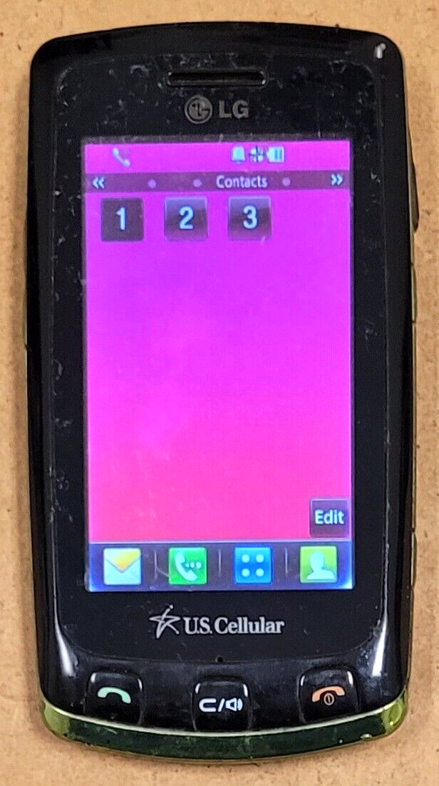 LG Bliss UX700 - Black & Gold (U.S. Cellular) Motion Control Phone ...