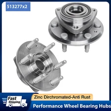 Pair Front/Rear Wheel Bearing and Hub for 08-17 Buick Enclave 07-16 GMC Acadia