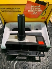 KODAK Pocket Instamatic 20 Vintage Camera in Box w/Magicube Extender, No Bulbs