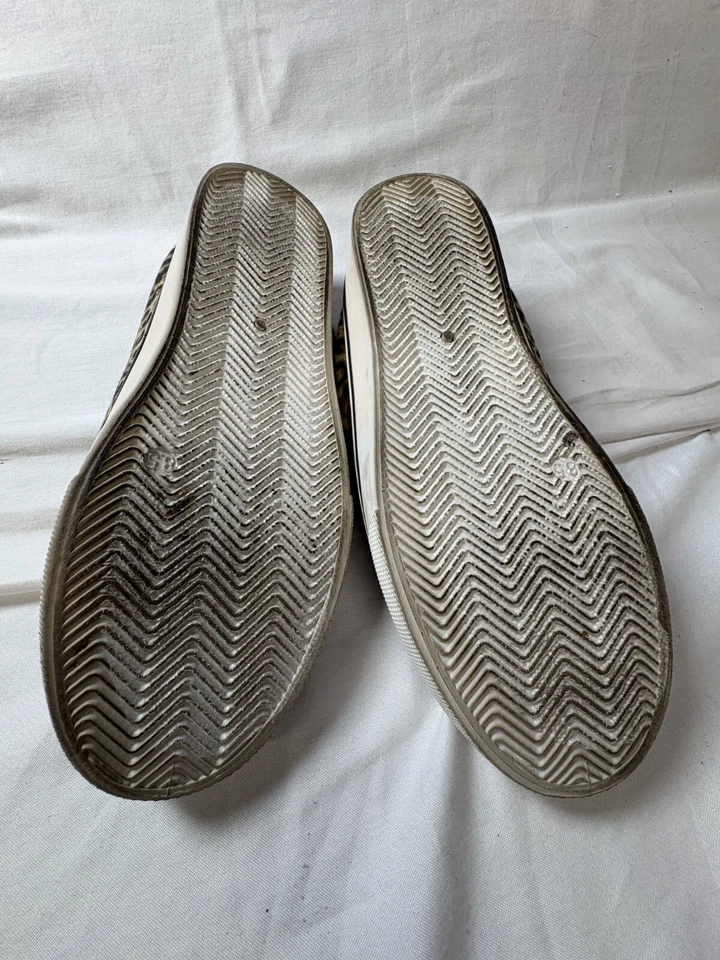 Madden Girl Slip On Shoes Womens Size 8.5M Tan Black Leopard Print Round Toe - Image 2 of 4