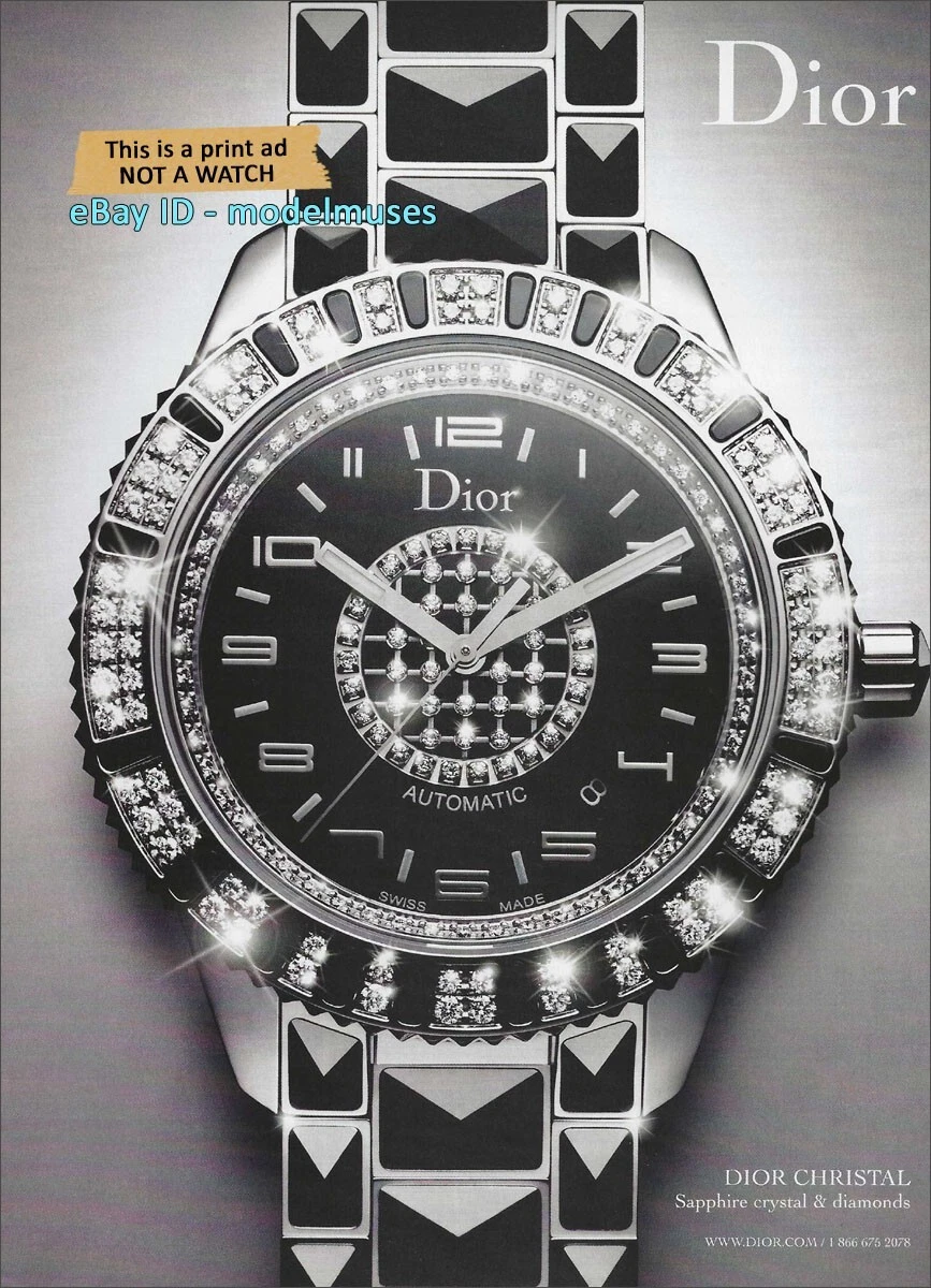 Montres DIOR Christal 1 page magazine IMPRIMÉ ANNONCE automne 2010