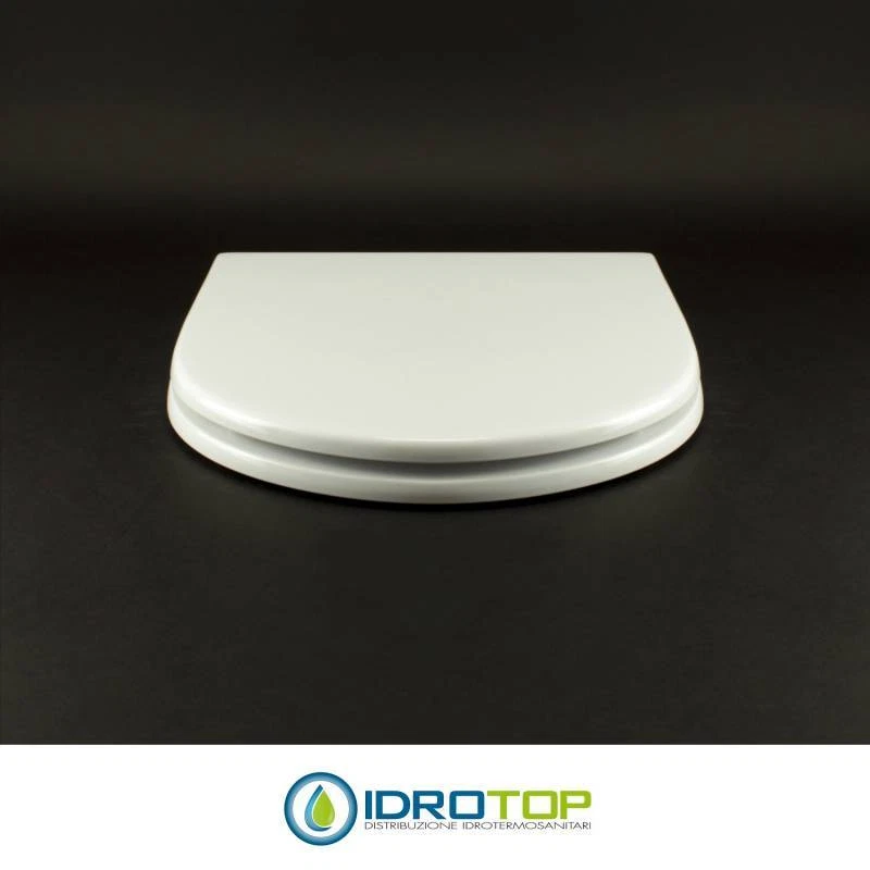 Copriwater Per HATRIA ERIKA PRO TERMOINDURENTE Bianco Cerniera Inox Normale O Rallentata Soft Close Copriwater Per HATRIA ERIKA PRO TERMOINDURENTE Bianco Cerniera Inox Normale O Rallentata Soft Close