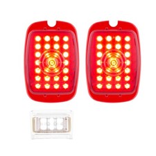 United Pacific 27 Led Tail Light Set Chevy1937-38 Truck1940-53- Pack Of 2