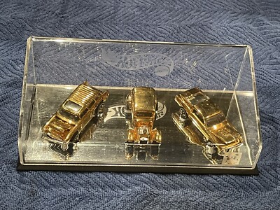 Hot Wheels 24k Gold Classics Hot Wheels LOOSE Custom 1:64 All Gold