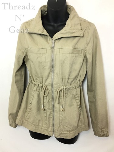 Old Navy Women's Beige Canvas Jacket w 