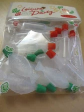 mini fish SOY SAUCE BOTTLE travel refillable containers  12 pc