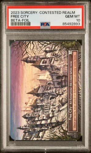 PSA 10 - Free City (Exceptional Foil) Beta - Sorcery - Picture 1 of 5