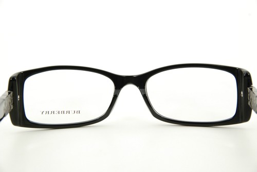 Nuevo Auténtico Burberry 2061 3001 Negro/Plata 51mm Marcos Gafas Italia - Imagen 3 de 12