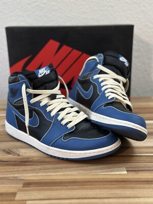 Jordan 1 Retro High OG Dark Marina Blue Size 11 555088 404 Amazon.com | Jordan Mens Air 1 High OG 555088 404 Dark  main image 2
