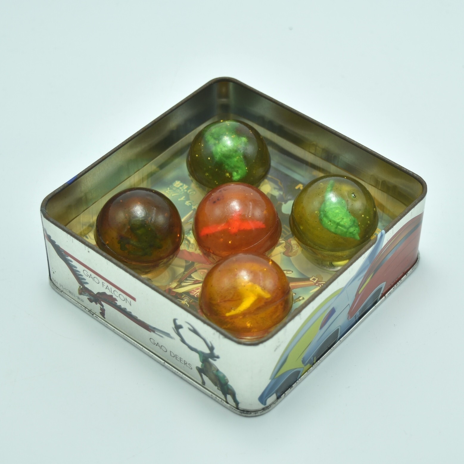 Power Rangers Wild Force Gaoranger Animal Gao Icarus Jewels Crystal Set