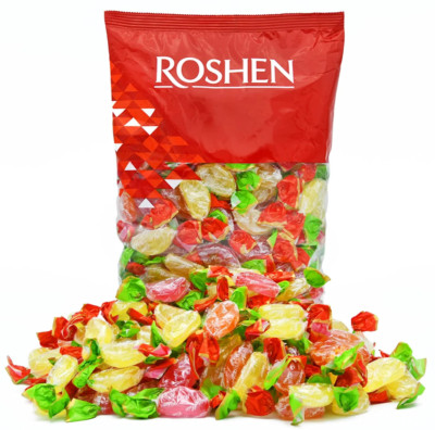 Roshen Citrus Mix Hard Candy 1Kg/2.2Lbs