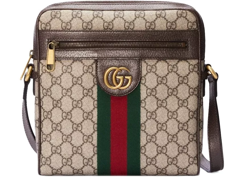 GG Supreme Ophidia Mini Bag With Front Zipper Pocket