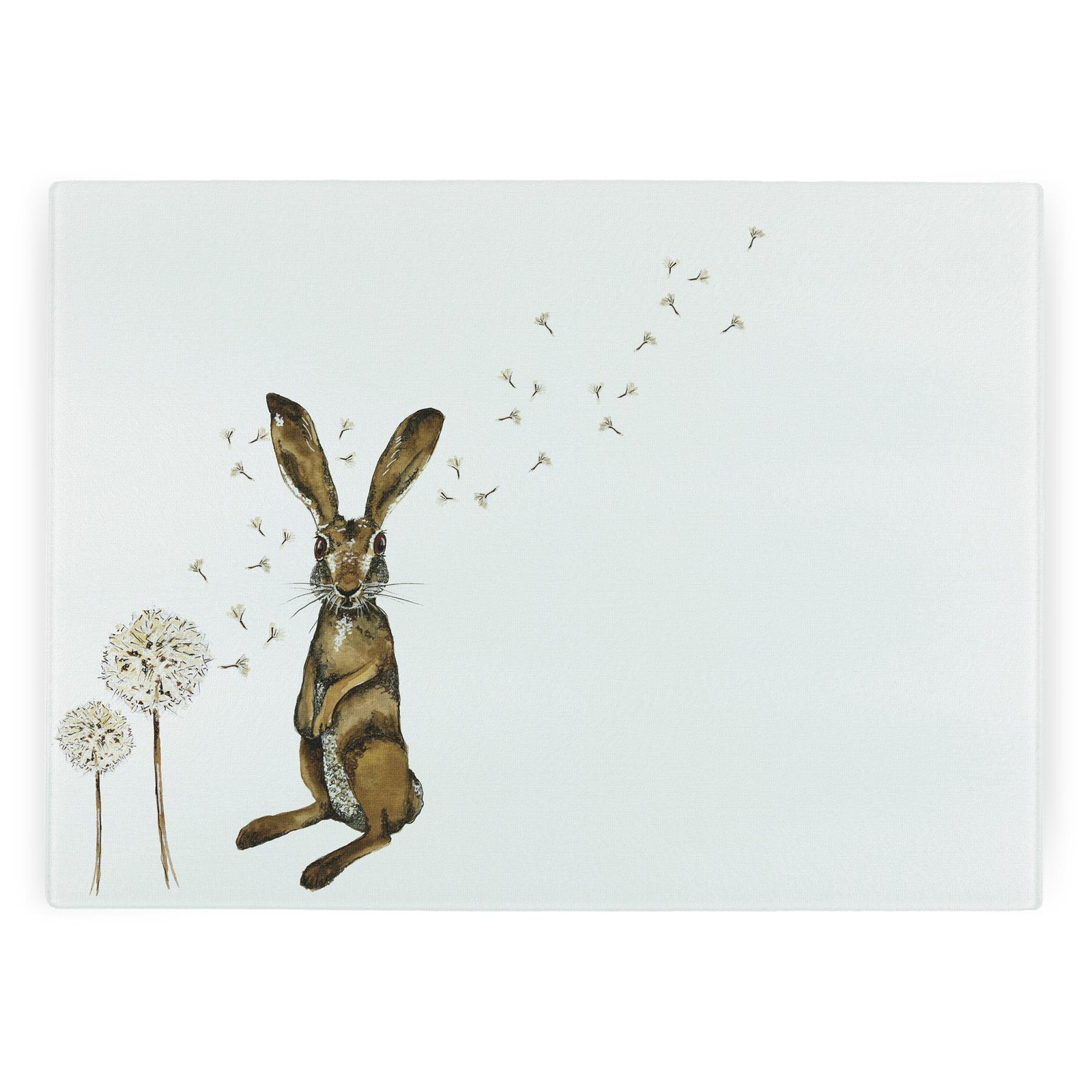 Hares Glass Worktop Protector - Textured Kitchen Chopping Board Worktop Saver