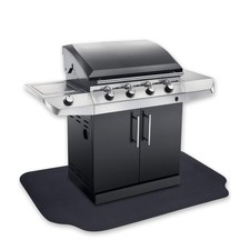 GRILLTEX Grill Mat 39"x72" Black - Deck/Patio Protector, Heat Resistant