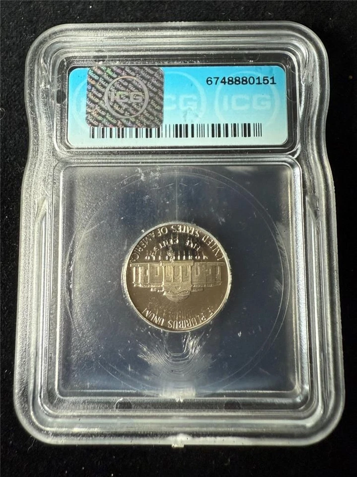1981 S JEFFERSON NICKEL 5C PF70 ULTRA CAMEO ICG TYPE 2 PR70 DCAM UCAM SKU 3729 - Image 2 of 2