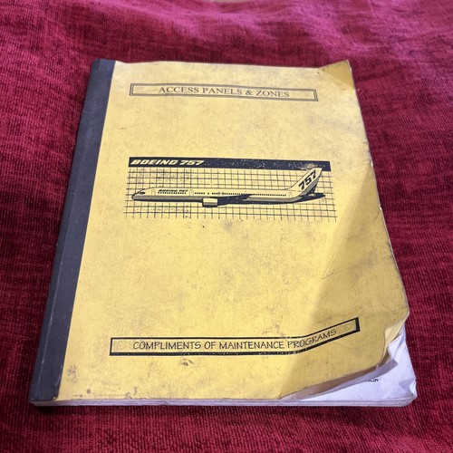Boeing 757 Maintenance Manual Access Panels & Zones