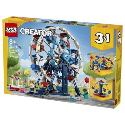 LEGO Creator 3 in 1 Riesenrad Jahrmarkt Set 31389 Kirmes 916 Teile