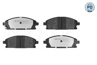 Meyle Bremsbelagsatz, Scheibenbremse MEYLE-PD: Advanced Perform 025 234 2016/PD