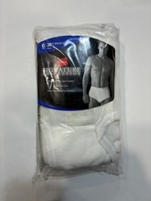 New Vintage Hanes Signature Collection Men's 6 Pack Briefs Underwear 36"