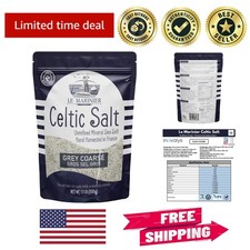 Natural and Unrefined 1.1lb Grey Coarse Celtic Salt - Ideal for Cooking