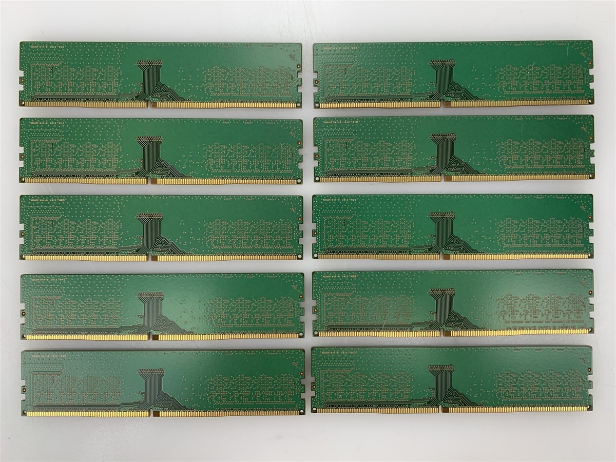 Lot of 10 - Samsung 8GB 1Rx8 PC4-2400T-UA2-11 M378A1K43CB2 Desktop