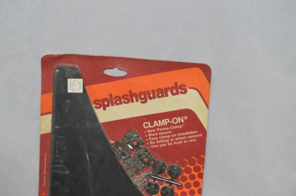 Vintage Powerflow Splashguards Chevrolet Car Truck Clamp-On NOS - Image 2 of 4