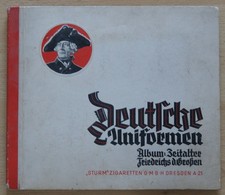 Sammelbilderalbum Deutsche Uniformen Zeitalter Friedrichs des Gro&szlig;en  Sturm