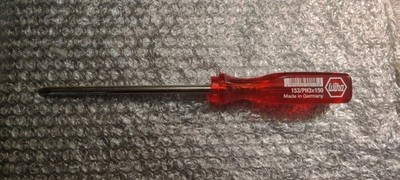 WIHA 153/PH3 x 150 Red Handle Phillips Screwdriver Made in Germany