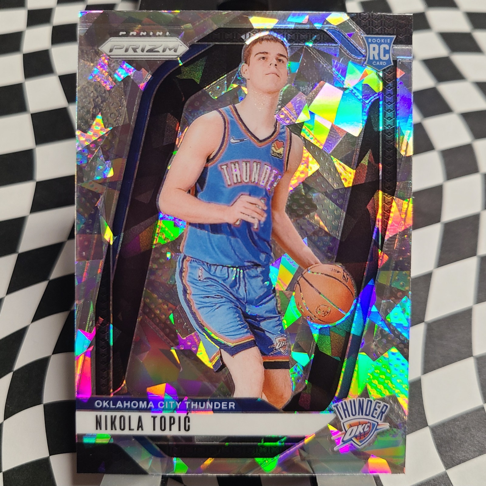 2024-25 Panini Prizm - Nikola Topic #230 Ice Prizm (RC)