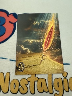 2026 Bitcoin Trading Cards OPP S4 The Simulation #106 Declaration Legendary /100