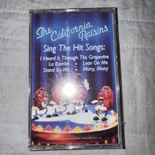 California Raisins Vintage 1987 Audio Cassette Tape with Hit Songs SEALD RARE