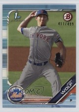 2019 Bowman Draft Sky Blue 411/499 Josh Wolf #BD-119 1t2c