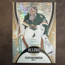 2025-26 Upper Deck Allure - Filip Gustavsson #55 Gold Glitter Bomb /199