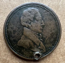 (1830) DATE 1/2 PENNY CANADA LOWER CANADA COMMERCIAL CHANGE EMERGENCY COINAGE