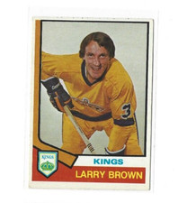 1974-75 O-Pee-Chee #271 Larry Brown RC EX