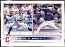 2022 Topps Update Baseball Kirk McCarty / Tanner Tully RCOM, RC #US78 NM