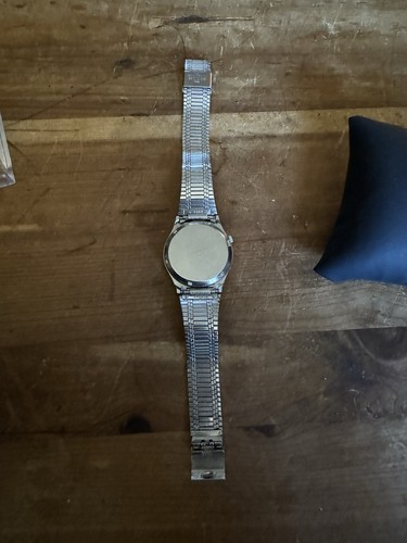 RARE Ricoh Riquartz Snowflake Dial 580507 Day Date Vintage Men Watch - Bild 13 von 15