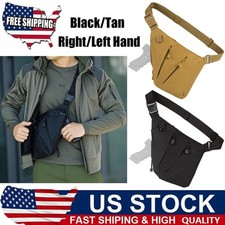 Tactical Shoulder Sling Pistol Pouch Chest Pack Bag Concealed Carry Gun Holster