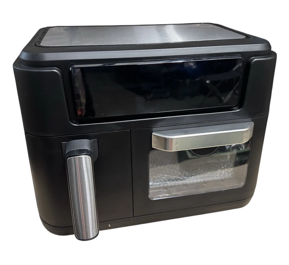 GENIALO 4in1 Heißluftfritteuse Heißluft Ofen Grill Air Fryer 2400W Timer Display