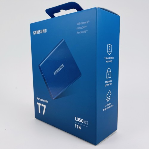 New Samsung Portable SSD T7 1TB USB 3.2 Gen 2 External SSD MU-PC1T0H - Picture 3 of 10