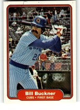 1982 Fleer #589 Bill Buckner