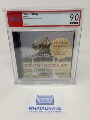 Odelay by Beck (CD, 1996)   Graded PSA 9.0 A WATA AMG Hype Sticker