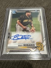 2021 Bowman Chrome - Prospect Autographs Eguy Rosario #CPA-ER (AU, RC)