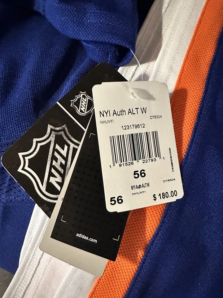 Camiseta NUEVA-NHL New York Islanders Auténtica BLANCA Talla 56 Foto 4 de 4