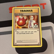 Pokémon TCG Gym Badge (Blaine) XY XY209 Promo Promo Holo NM