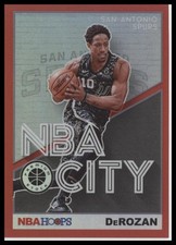 DeMar DeRozan 2019-20 Hoops Premium Stock NBA City Red #15 San Antonio Spurs